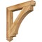 Ekena Millwork Imperial Arts & Crafts Rough Sawn Bracket, Western Red Cedar, 4"W x 30"D x 30"H BKT04X30X30IMP03RWR - alternate 1